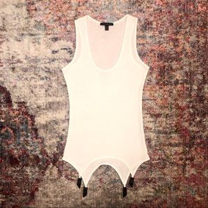 NEW Kiki de Montparnasse White Garter Tank